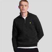 Lyle&amp;Scott Loopback 1/4 Zip Sweat - Black - S