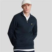 Lyle&amp;Scott Loopback 1/4 Zip Sweat - Navy - S