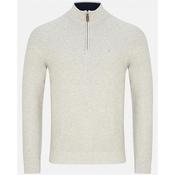 Benetti Oliver 1/4 Zip Jumper - Stone - L