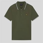 Lyle&amp;Scott Tipped Polo Shirt - Olive - Xs