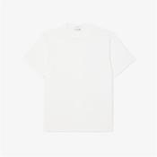 Lacoste Embossed Branding Jersey T-Shirt - White - M image