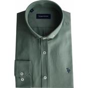 Tom Penn Oxford Shirt - Green - S