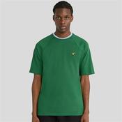Lyle&amp;Scott Tipped Track T-Shirt - Green - S