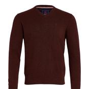 Andre Valencia V-Neck Jumper - Brown - M image