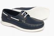 Beverley Leather Lace-Up Loafers - Navy image