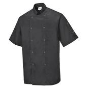 Chefs Jacket  Cumbria – Short Sleeve – Black C733 image