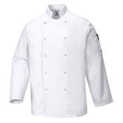 C833 – Suffolk Chefs Jacket – Long Sleeve – White image