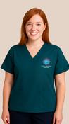 Cavan Monaghan General Hospital Top Scrub - Caribbean Blue image