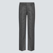 School Trousers - Zip &amp; Clip - Primary School - Grey image