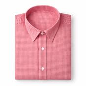 School Check Shirt Red