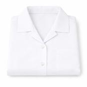 Revere Collar Short Sleeve Blouse - Girls - White image