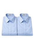 Twin Pack "Banner" Shirts - Long Sleeve - Boys - Blue Sky image