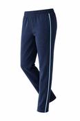 Tracksuit Bottoms - Navy with  Sky Blue Piping image
