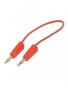 Plug Lead 4mm 50cm Red