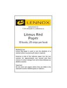 Litmus Red Paper image