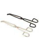 Tongs, Crucible Stainless Steel Straight 200mm (Pk/5) - available while stock lasts