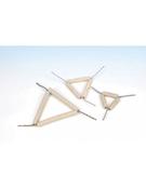 Clay Pipe Triangle - 60mm (Pk10)