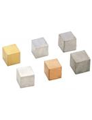 Metal Density Cubes - 20mm Side (Set 6)