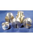 Slotted Mass Set with Hanger, 100g Each - 1000g Total - Brass (Each)