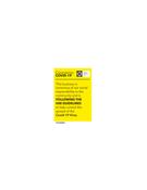 A2 "This Business is Following COVID Guidelines" Poster 420mm x 594mm (WxH) Standard Design. Each