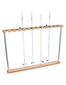 LAB/113 Burette rack,vertical,wall mounted 12 place