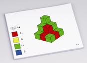 Colourful Wooden Cubes: Work Cards (16) image