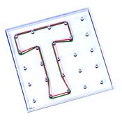 Geoboard Work Cards: One Rubber Band (12)