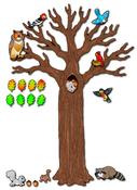 Wall Display: Big Tree with Animals