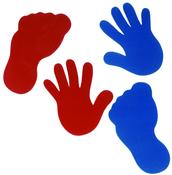 Floor Markers - Feet &amp;amp; Hands (4)