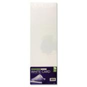 12" x 4" Flash Cards White (50) image