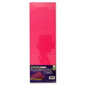 6" x 4" Flash Cards Assorted Fluorescent (50) image