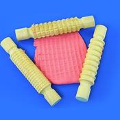 Wooden Pattern Rolling Pins (3) image