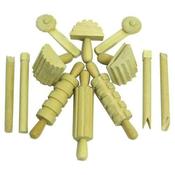 Dough Wooden Tool Set (12) image