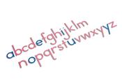 Large Movable Alphabet: Print image