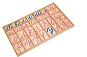 Large Movable Alphabet Box: International Cursive