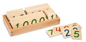 Wooden Number Cards: Small 1-9000 image