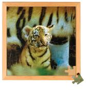 Wooden Puzzle: Tiger image