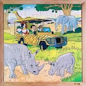 Wooden Puzzle - Safari image