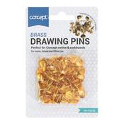 Brass Drawing Pin (100)