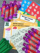 HOME BINGO KIT + 12 DABBERS & 20 MARKERS
