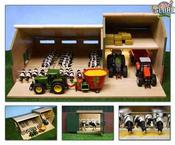Kids Globe Cattle and Machinery Shed