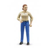Female Farmer Blue Jeans