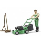 Gardener with Mower &amp;amp; Accessories