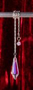 Ice Crystal with Opal Shimmer Pendulum