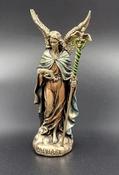 Archangel Raphael Miniature Bronze Statue