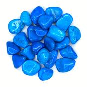 Blue Howlite Tumbled Stones 20-30mm