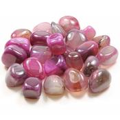Pink Agate Tumbled Stones 20-30mm