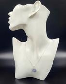 Rough Tanzanite Sterling Silver Necklace image