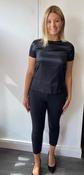 Cellula Black silk short sleeve tee image