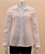 Eva Kayan white shirt with studd detail image